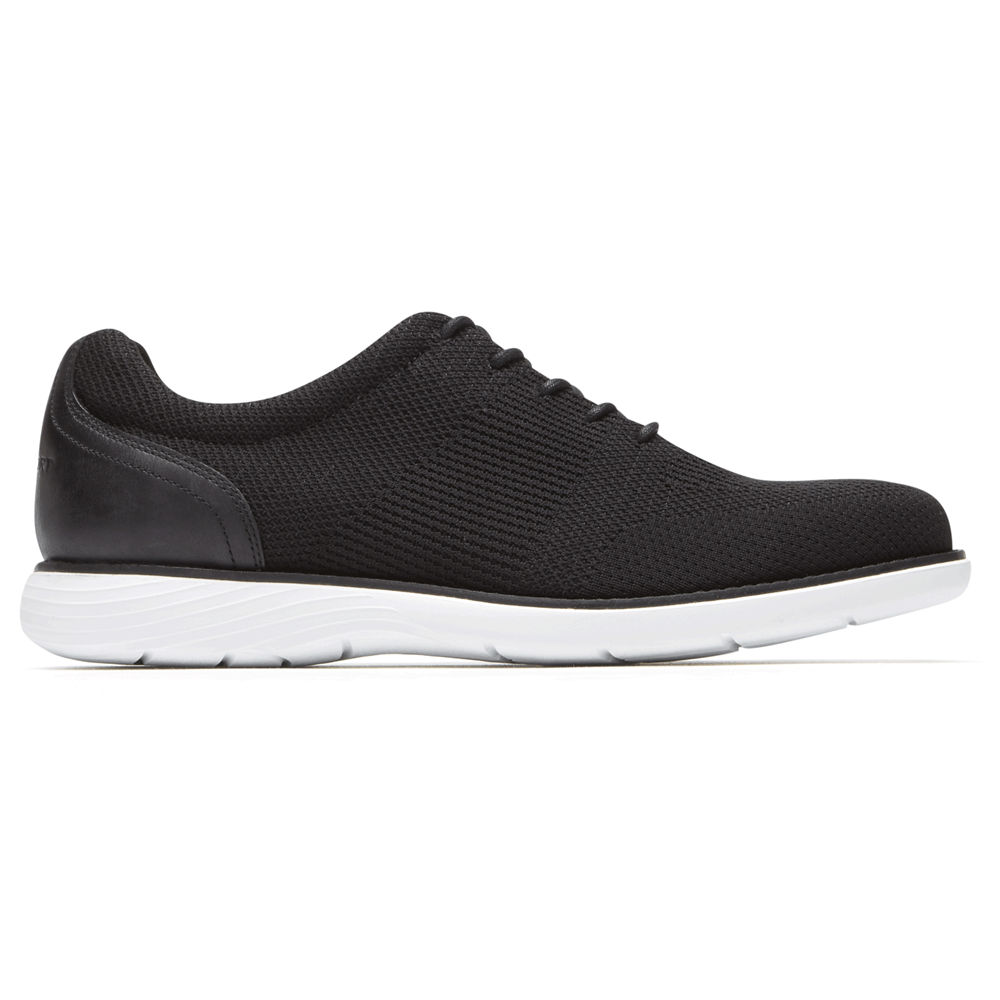 Rockport Joggesko Herre Svart - Garett Mesh - PKTU62340